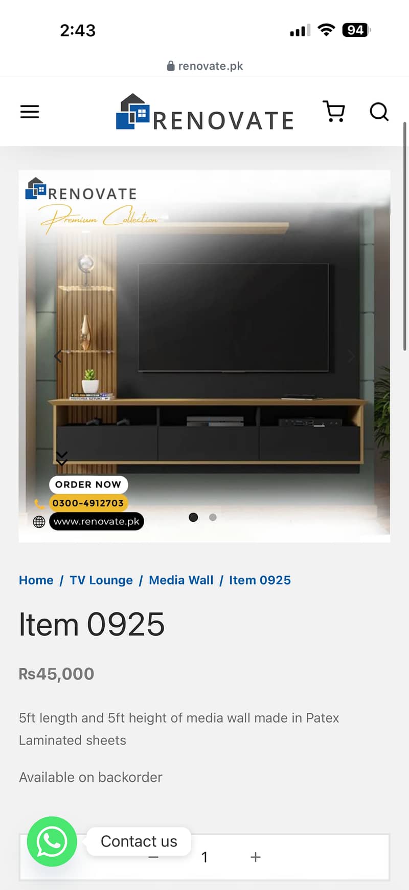 Tv unit 3