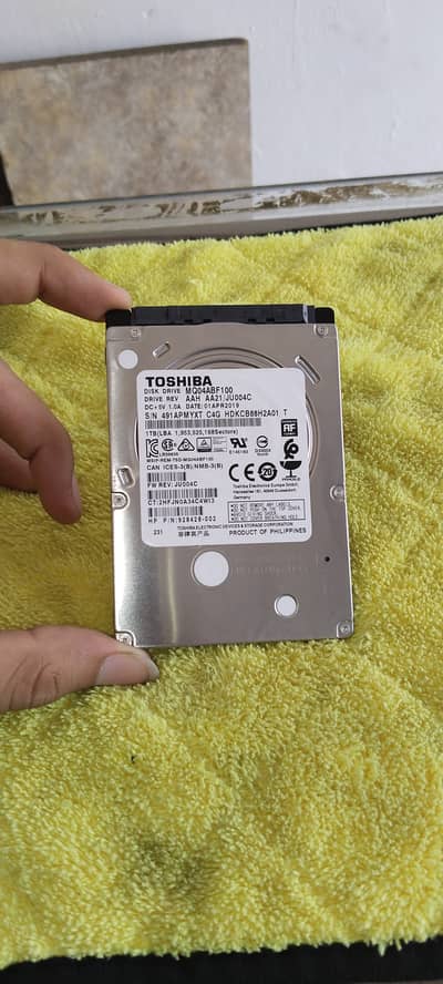 Toshiba 1TB hard disk 100% health