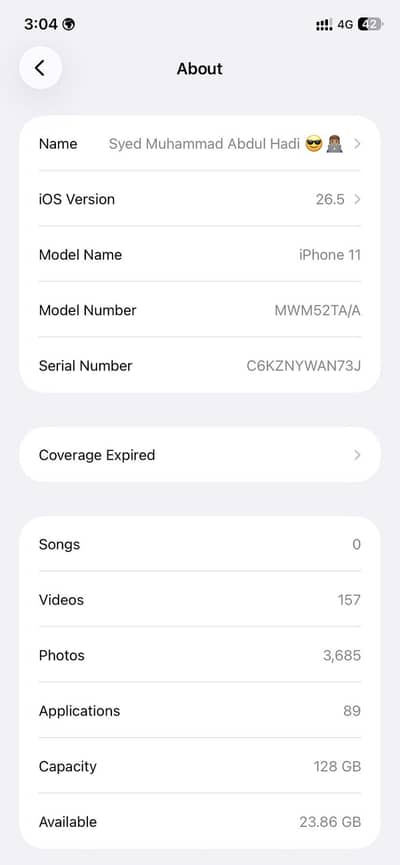 Iphone 11 PTA Approved