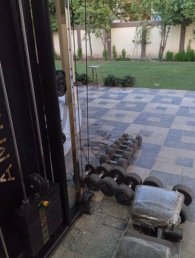 Home Gym Multi Station|Dumbells|plates|benchpress|free bench|Rods