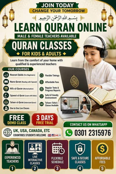 Quran Learning Online | Male & Female Tutors