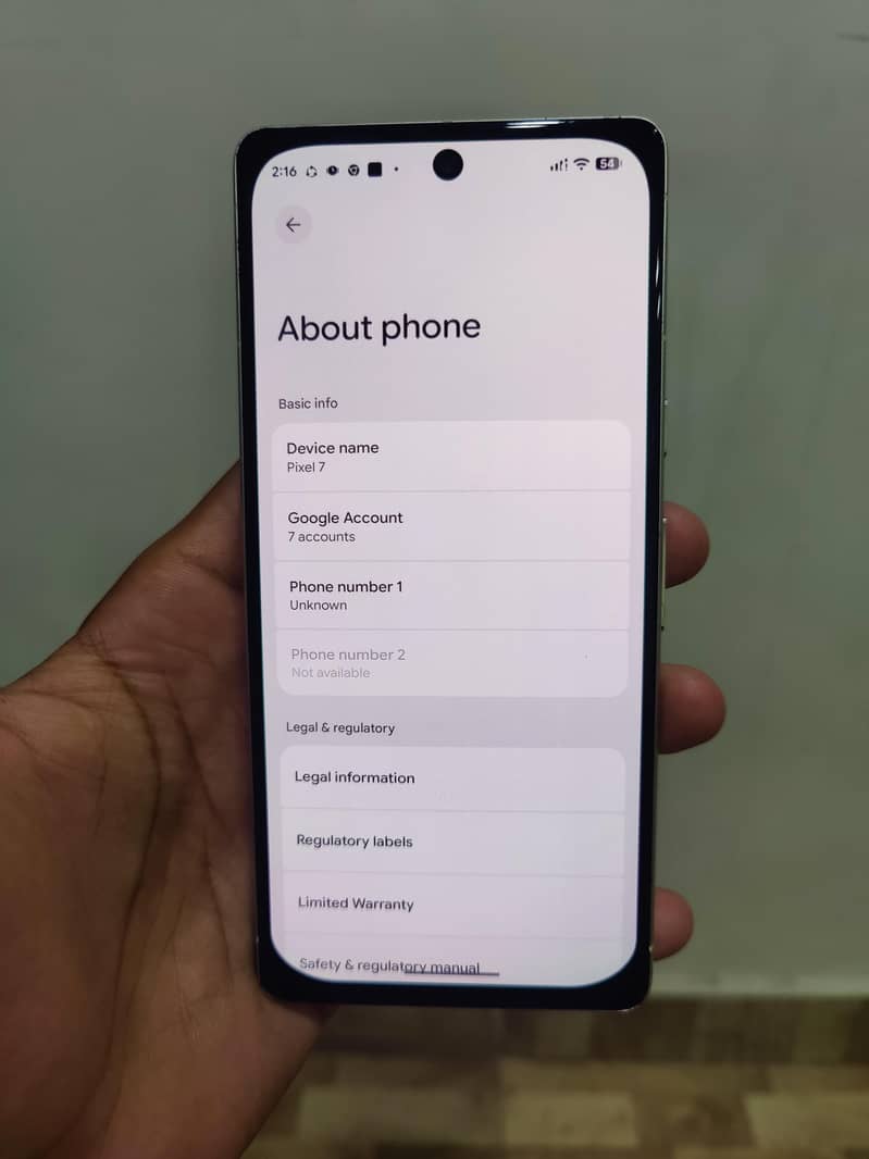 Google Pixel 7 5