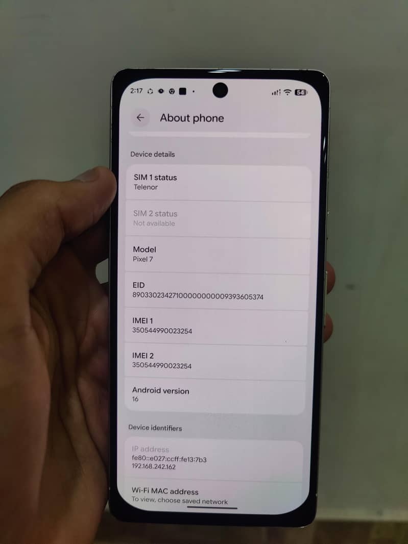 Google Pixel 7 6