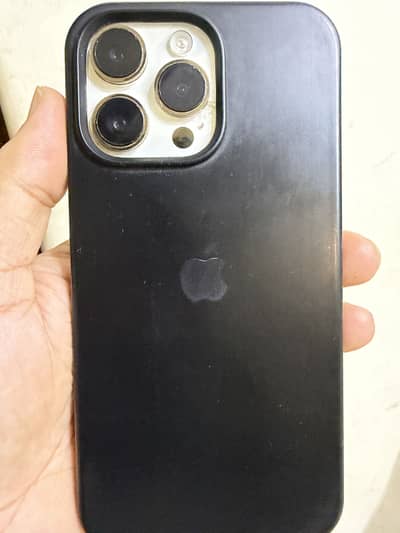Apple iPhone 14 Pro Max golden clr 256GB PTA Approved only back crack