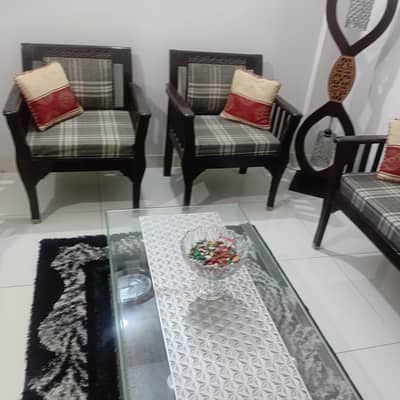sofa set with table