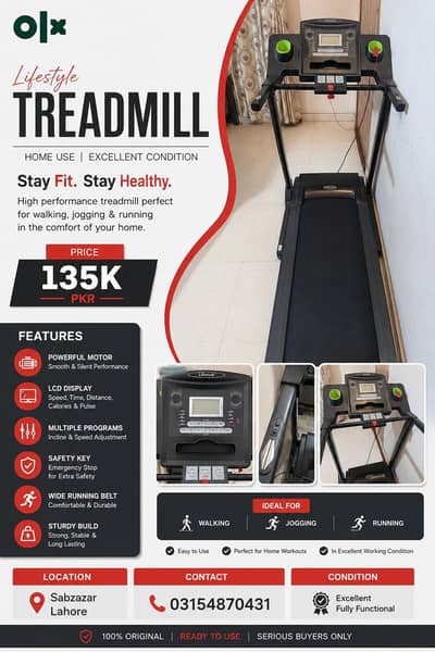 Lifestyle Treadmil T250