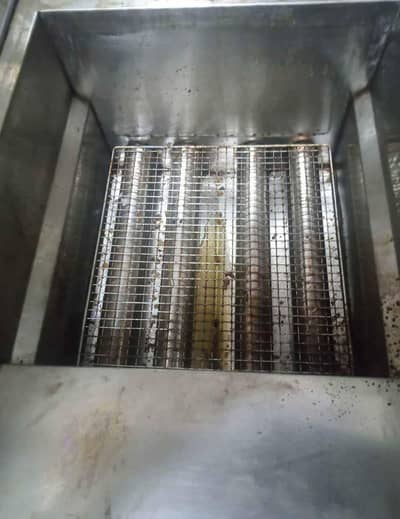 burger counter for sale with deep fryer