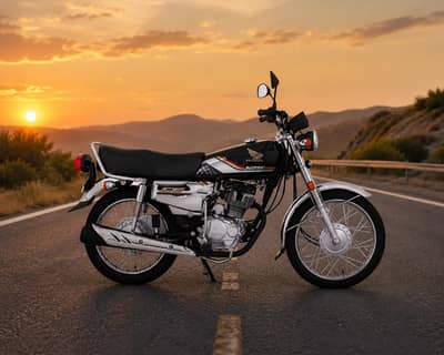 Honda CG 125 SE (Chrome Black)