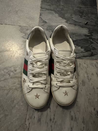Gucci ace bee & Star embroidery sneakers original 42 size