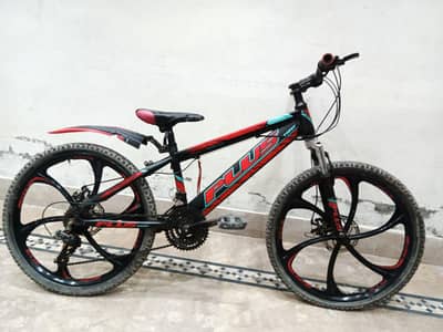 sports bicycle, plus brand