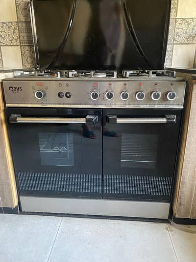Rays 5 Burner Double Oven Gas Cooking Range