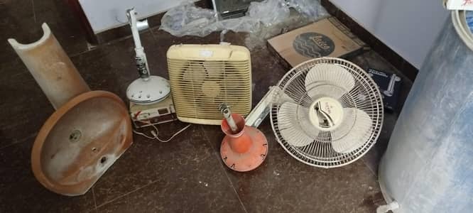 fans,stablizer, exhaust fan Available