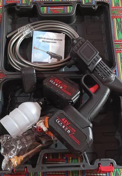 Car washer Solar system portable high pressure car&bike solar recharge