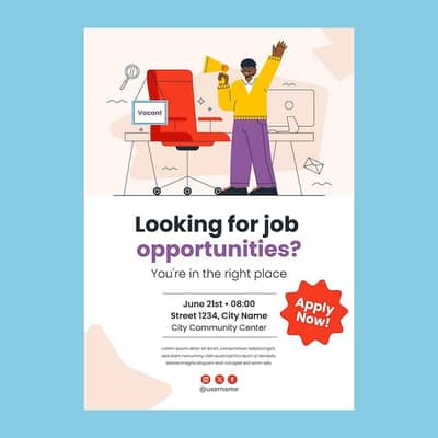 need inter or matric pass female for job at hospital in sadder 1 hr