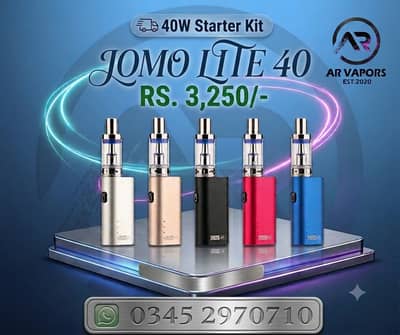 Jomo Lite 40 Vape Kit - 2200mAh Battery - 4 Colors Available