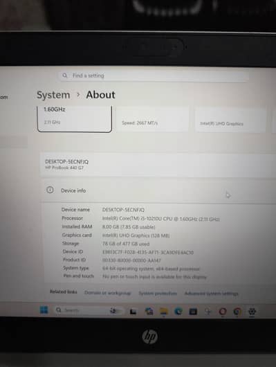 HP ProBook 440 G7