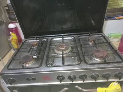 5 burner cooking range