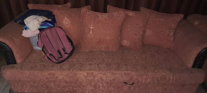 Sheesham wood used sofa set for sale