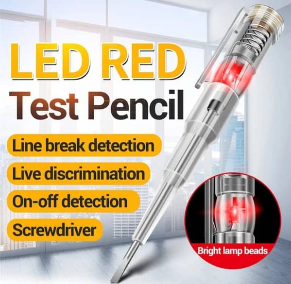 NTelligent Induction Power Voltage Detector Pen 24-500V Circuit Tester with Indicator Light