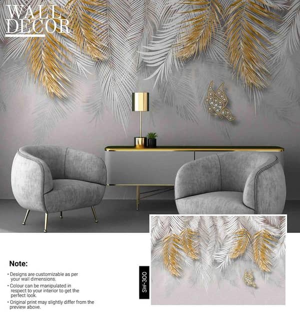 Wall Decor Wallpaper 3D Flex, 8x10 Size