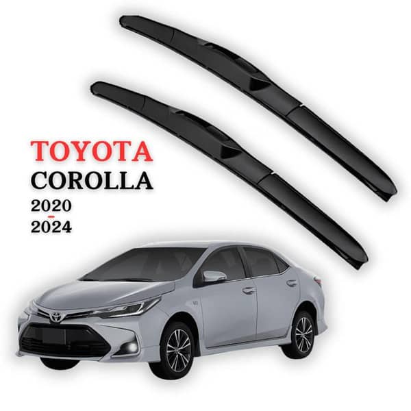 Tri-Stage Car Windshield Wiper Replacement Blades Fit For Toyota Corolla 2015-2026