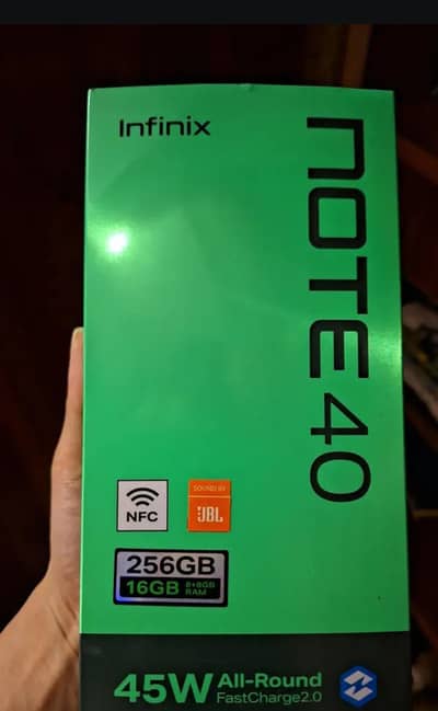 Infinix Note 40 All ok 10 by 10 full box
