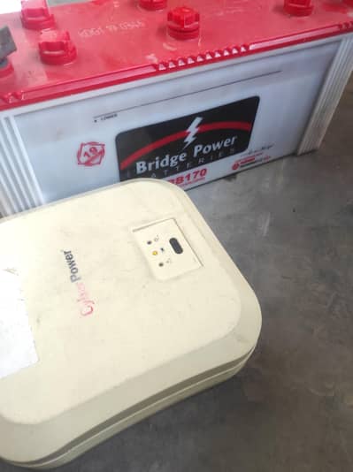 cyberpower 1kva ups inverter + battery bridge power working condition