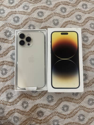 Apple iPhone 14 Pro Max non pta (sim locked) 128gb 9.5/10 gold color