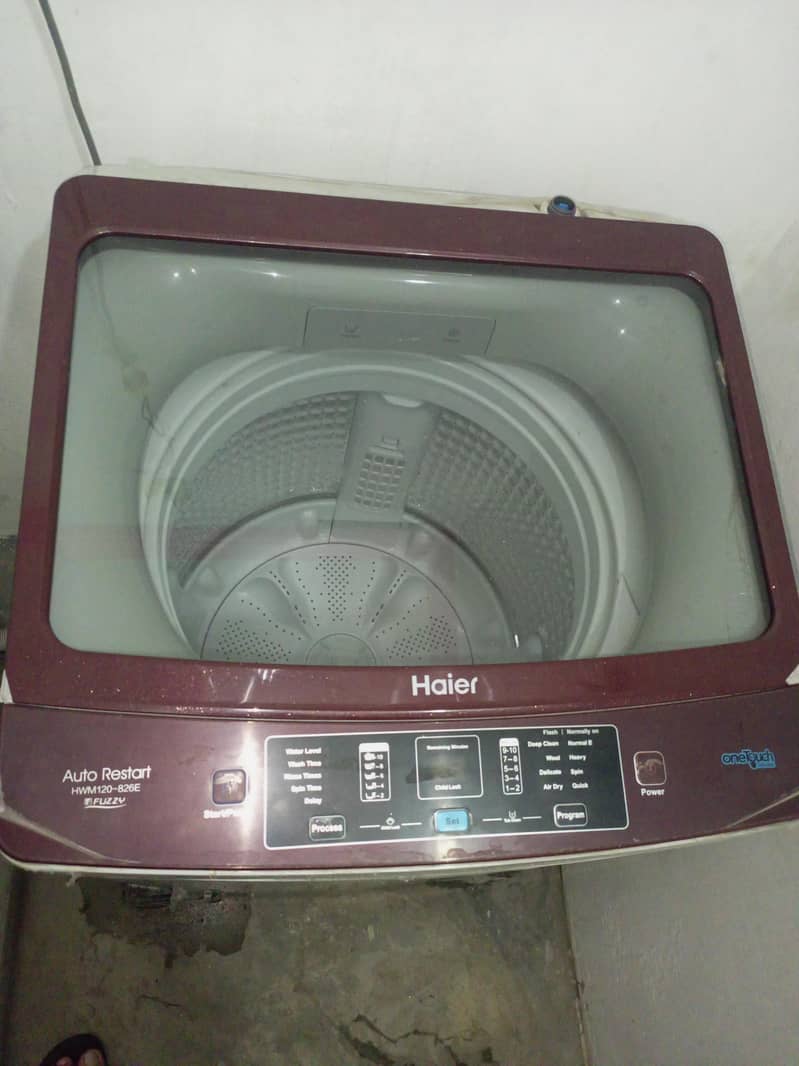 Haier wahing automatic 0