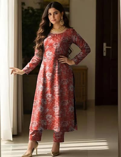 3 Piece Ladies Dress | Embroidered Lawn Suit | Stylish Women's Suit |