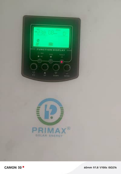 PRIMAX Solar Energy Inverter Control Panel