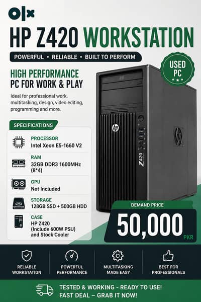 Intel Xeon e5-1660 v2 working pc for sell
