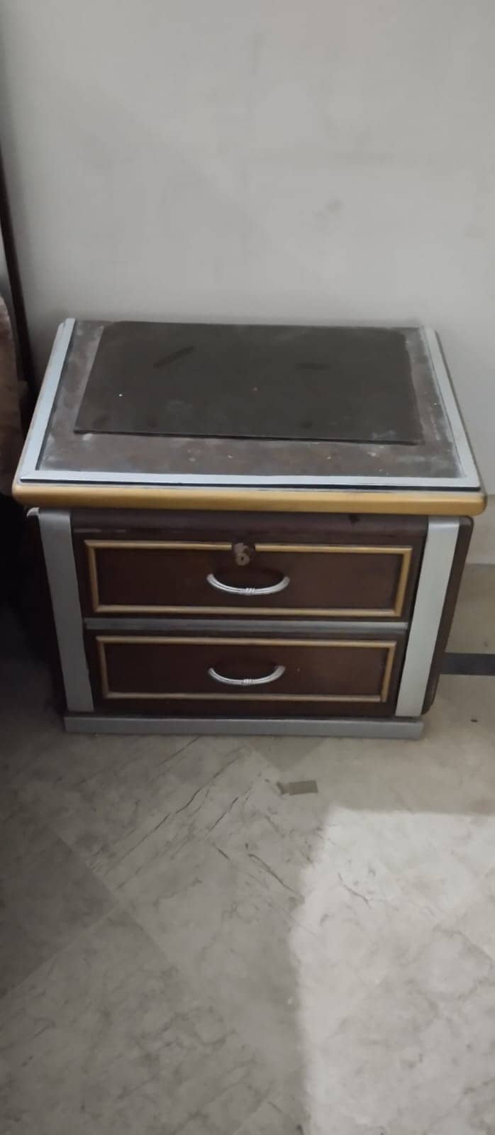 Bed With Side Table & Dressing 6