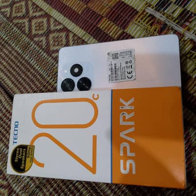 Tecno spark 20C 4+128 like new condition completel saman
