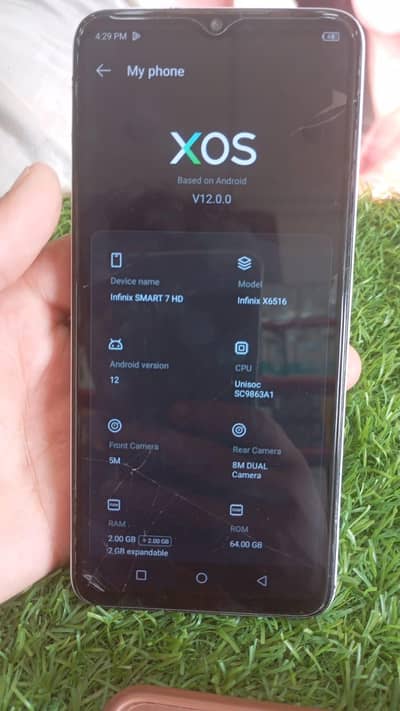 Infinix Smart 7 HD whatsapp +92 341 6858671