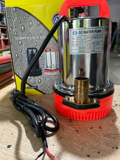 Solar Panel Water Pump DC 12 Volt 1 inch Submersible pump