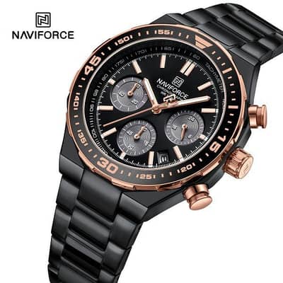Modern Chronograph Style Watch NF 8049 Chrono Pioneer
