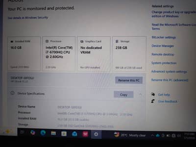 Hp Zbook 15 G3 mobile workstation