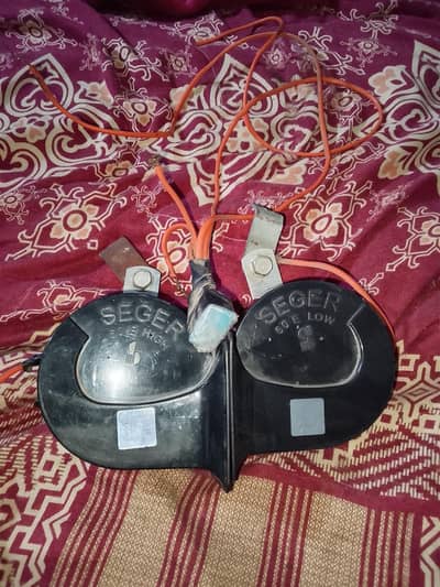 Seeger Bike Horns | Original Quality | Loud Sound | 12V