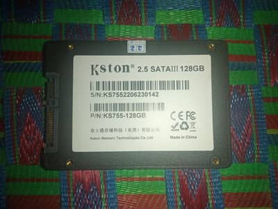 Kston 128GB SATA SSD (2.5") – Fully Working – Fast Performance