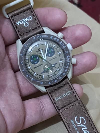 OMEGA AND SWATCH CORONOGRAPH WATCHES