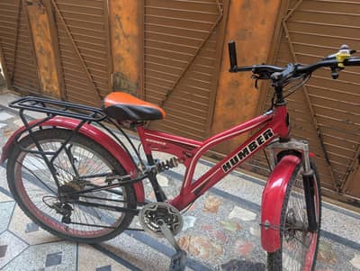 bicycle red Humber