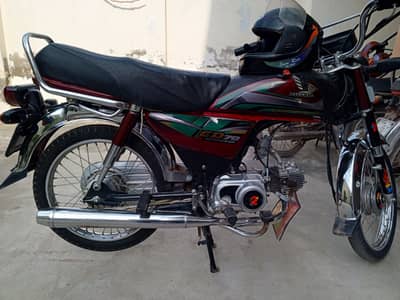 Honda CD70 2010 model converted into 2022