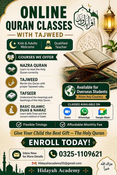 Online Quran Classes with Tajweed