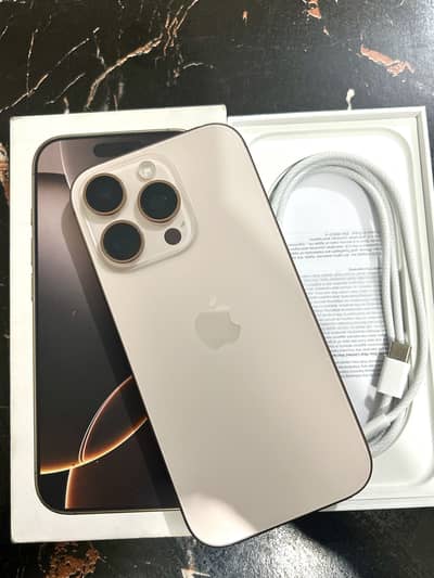 iphone 16 pro jv 128gb complete box 96 battery brand new