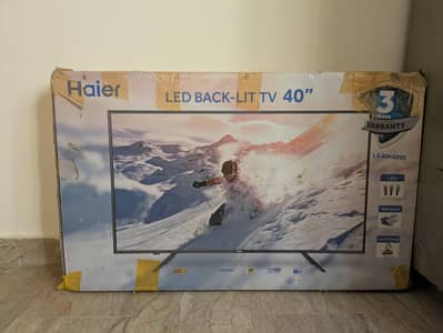 Haier 40" LED TV + Superbox android TV box + Original Remote +  Mini w