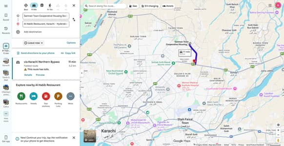 200 Sq. Yd. Plot in Samnan Town Karachi Located 12 km from Sohrab Goth