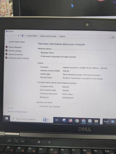 Dell i5 3rd Generation Laptop - Good Working Condition.