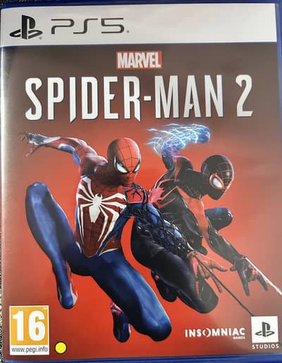 Spiderman 2 ps5 disk slightly used