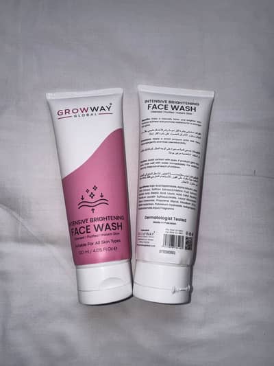 Growway Intensive Brightening Face Wash - Brand new & Original (120ml)